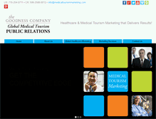 Tablet Screenshot of medicaltourismmarketing.com